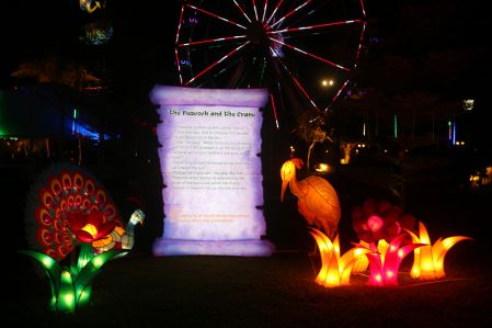 An outdoor exhibition of light sculptures that bring to life all the best children's stories we grew up with. Photo: Rafidah Hamit/The Scoop