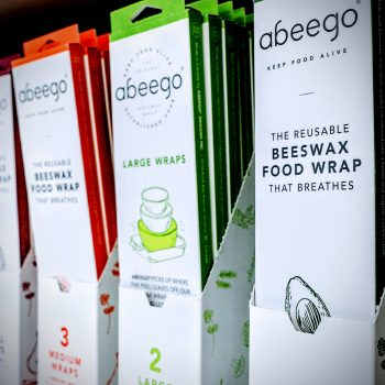 The reusable beeswax food wraps can be used as an alternative to plastic cling wrap. Photo: The Scoop