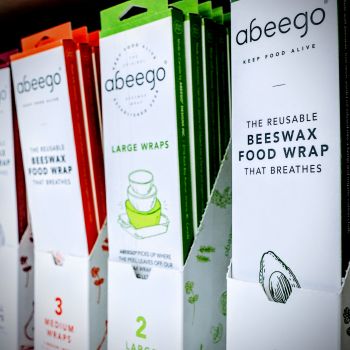 The reusable beeswax food wraps can be used as an alternative to plastic cling wrap. Photo: The Scoop