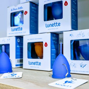 Lunette menstrual cups. Photo The Scoop