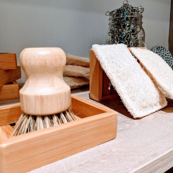 Kaimana has a range of personal care products, including loofahs brushes and handmade soaps. Photo: The Scoop