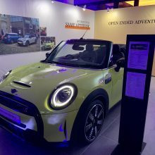 The new MINI Convertible showcase an update in design and technology. Photo: The Scoop