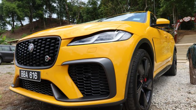 The new Jaguar F-Pace SVR is recognised as Jaguar's SUV performance flagship due to its sleek exterior and dynamic performance. Photo: The Scoop